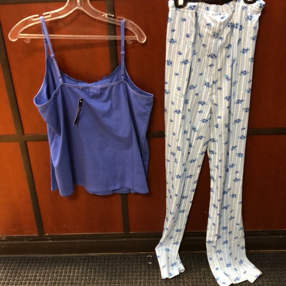 Women’s Cotton Spandex Spaghetti Strap Chemise Set - Picture 2 of 4